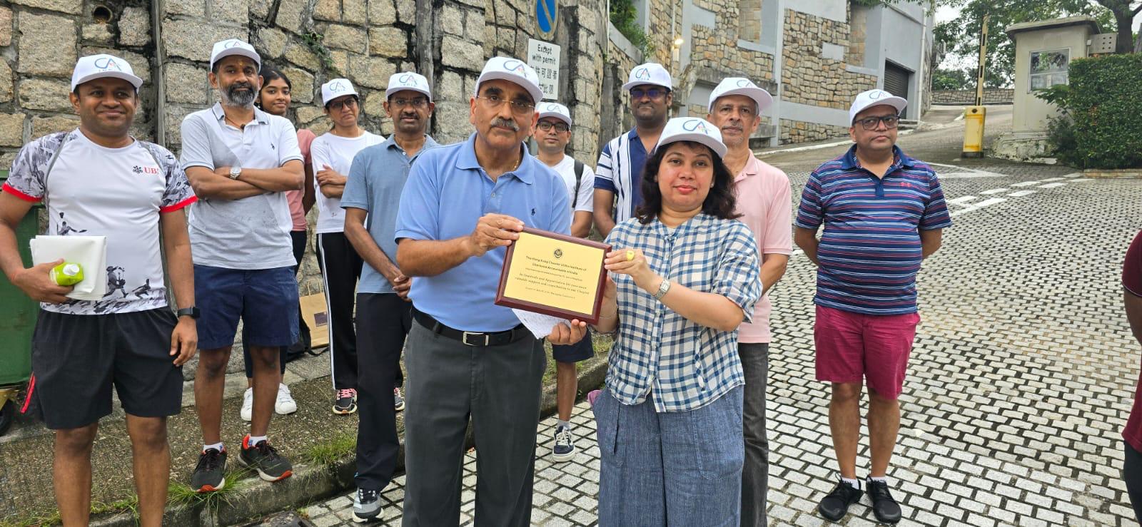 Consul General flagged off the CA Run for Viksit Bharat on the 75th Anniversary of ICAI
